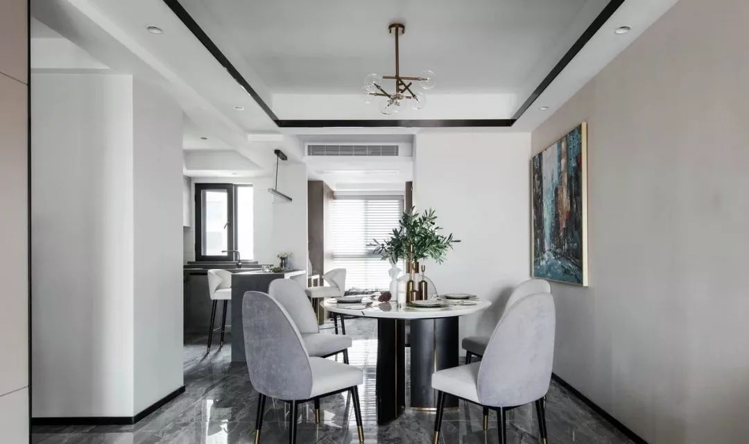 135㎡现代轻奢风婚房,被总说是效果图,其实你家也可以这样