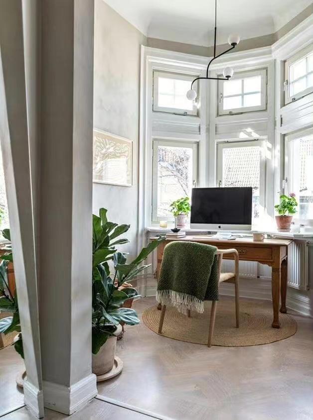 就想要一个这样的家:温柔米色搭配藤编家具,清新明亮,令人向往