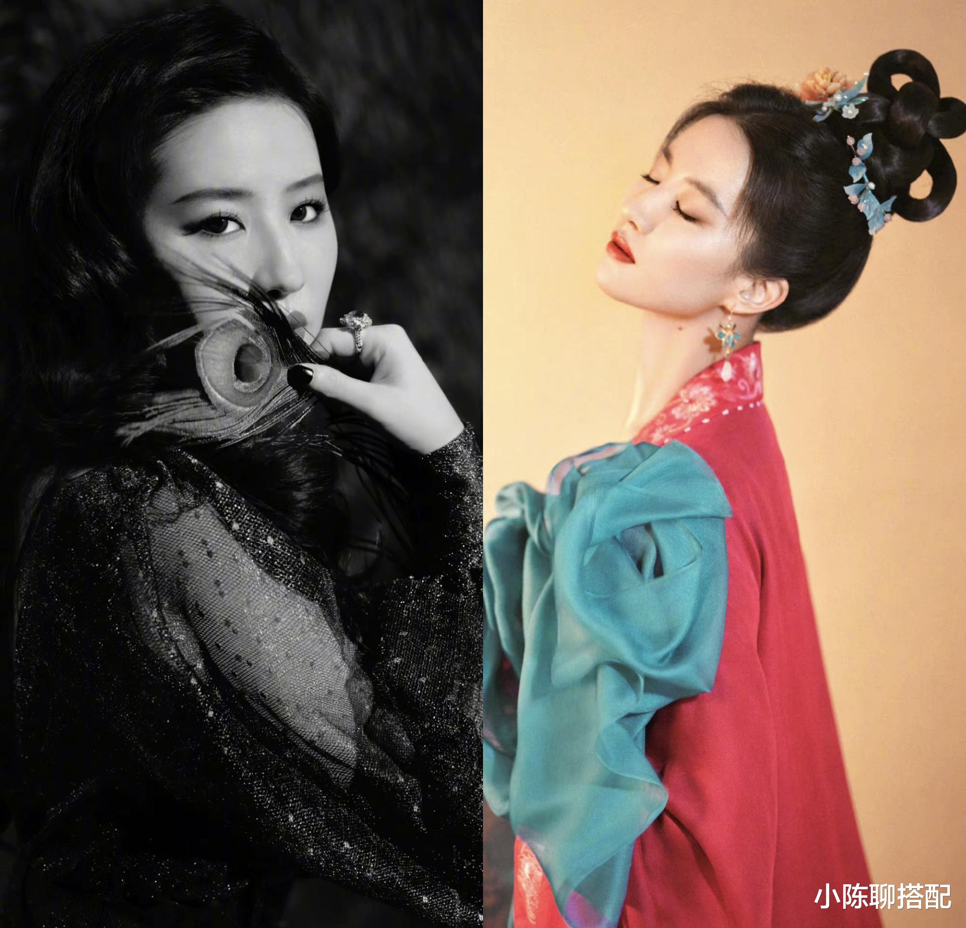 能文能武的刘亦菲,如何将丑衣服驾驭起来,关键在这里