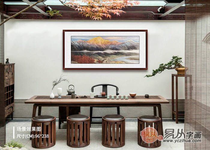 家居挂画 不容错过的山水佳作 带你领略格调家居