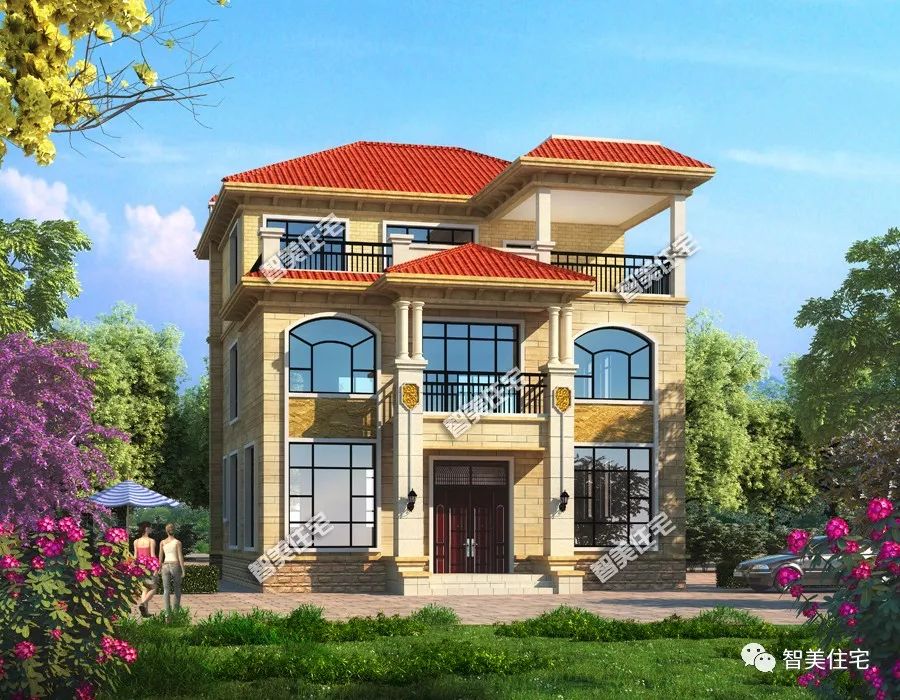 这栋别墅客厅特宽敞,南北通透设计,懂得享受生活才能活得漂亮