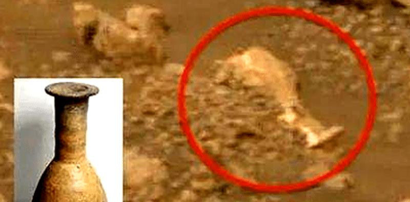 探测器在火星表面发现一个“古瓶”，难道火星人真的存在？