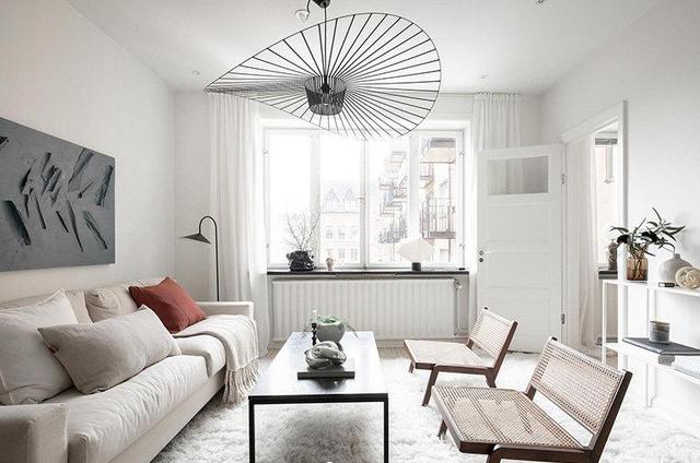 45平斯德哥尔摩小公寓，浅色玫瑰金融合，想要这样漂亮的家