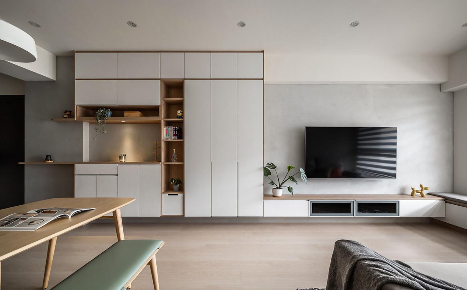 难怪原木风会这么火，她106㎡家，清爽干净，住多久都不会腻