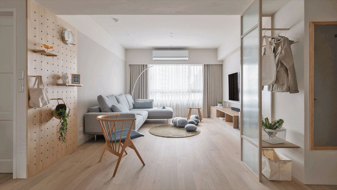 80后夫妻买下66㎡老房,装修那叫一个简约大气,太有品味了