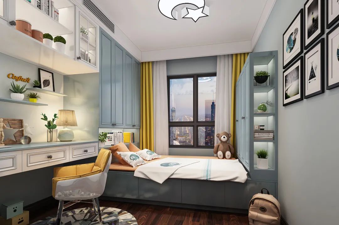 我爱我家，高颜值的儿童房设计