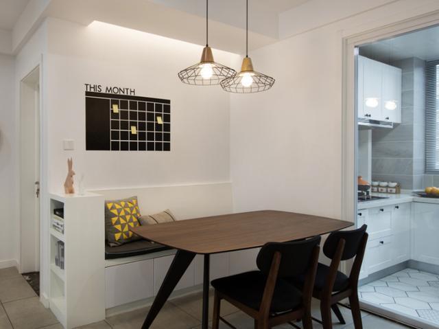 新房面积小，干脆不买餐桌了，直接这样设计，朋友们都羡慕