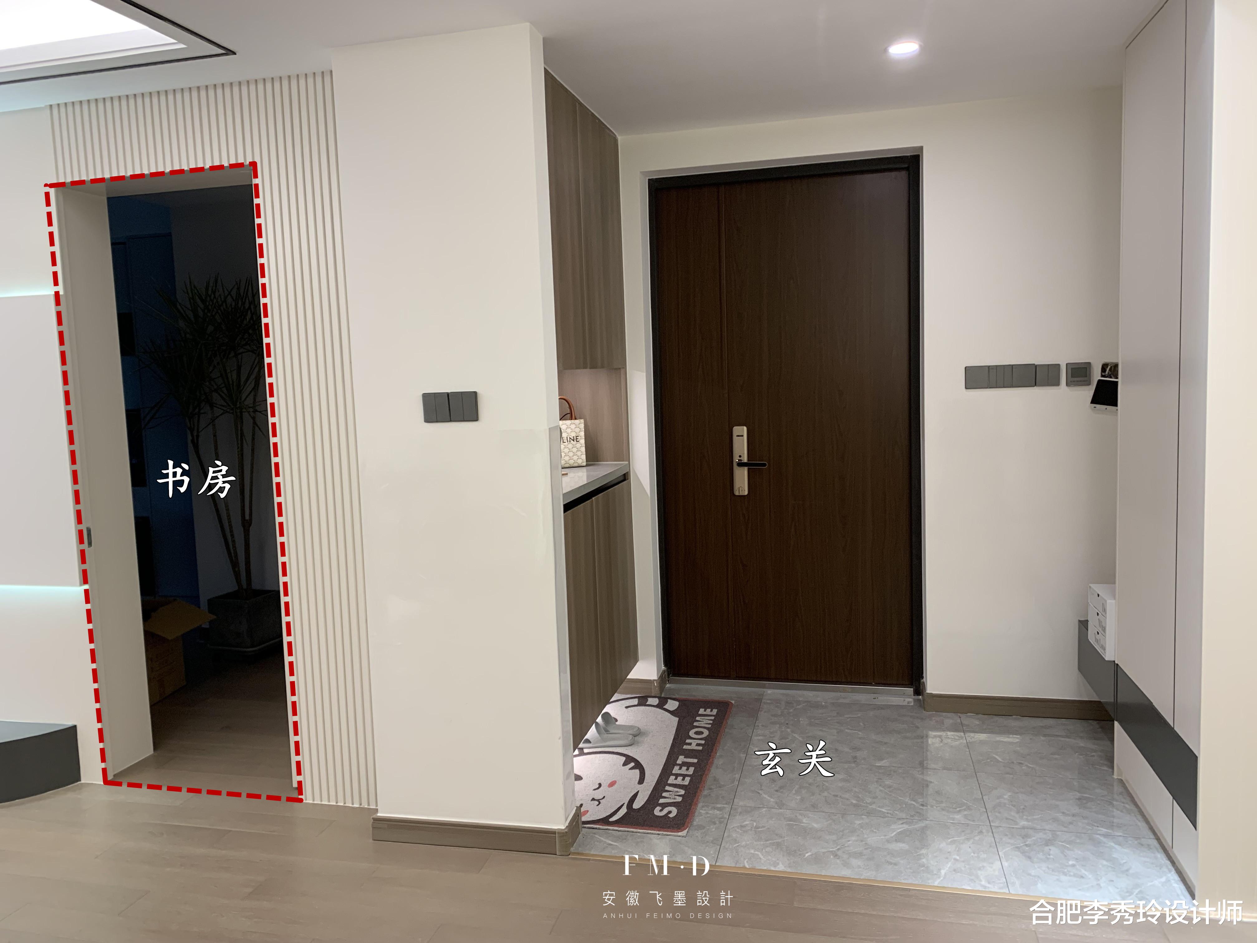 给玄关配一个储物间有多爽?不是吹牛,要比多定制3个柜子都管用