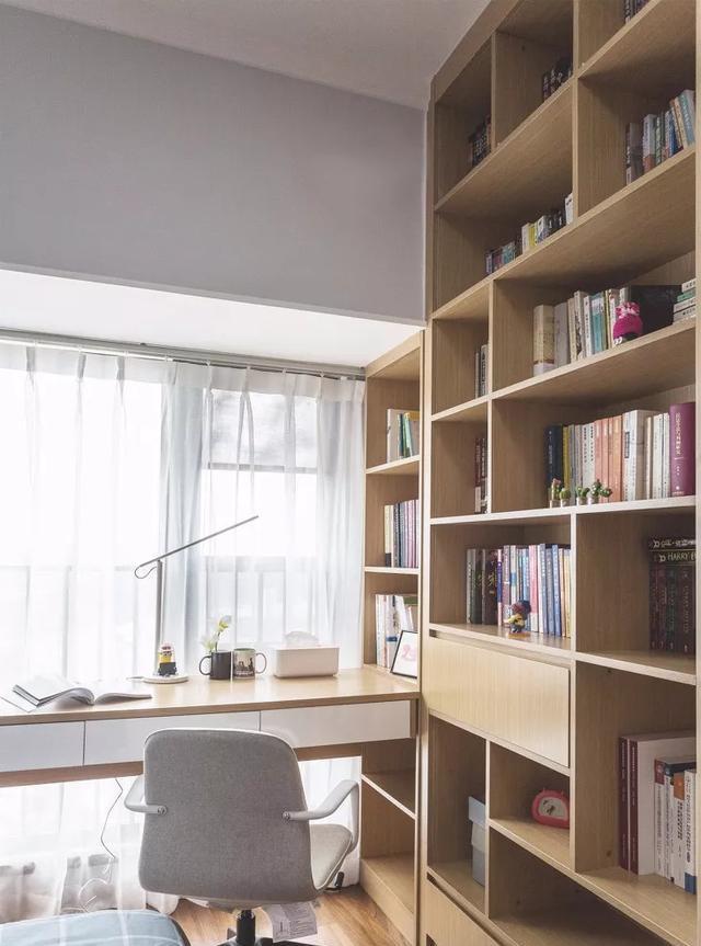 8万将88㎡新房装成清新北欧风,挤出书房,两居妥妥变三房!