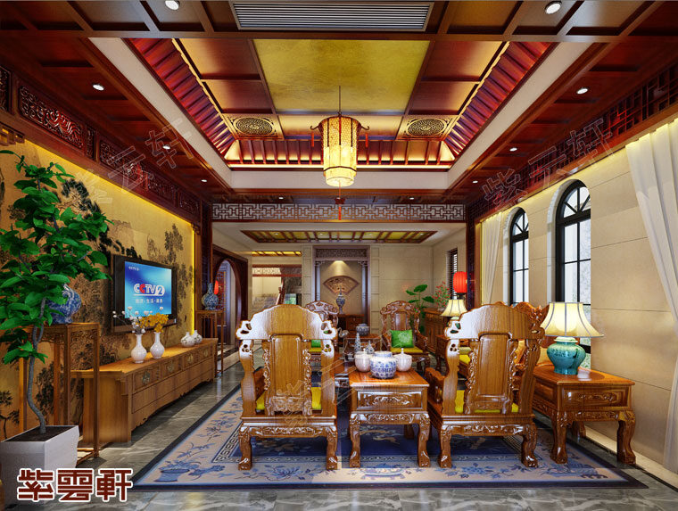 业主选择了这套中式装修方案,便可高枕无忧了