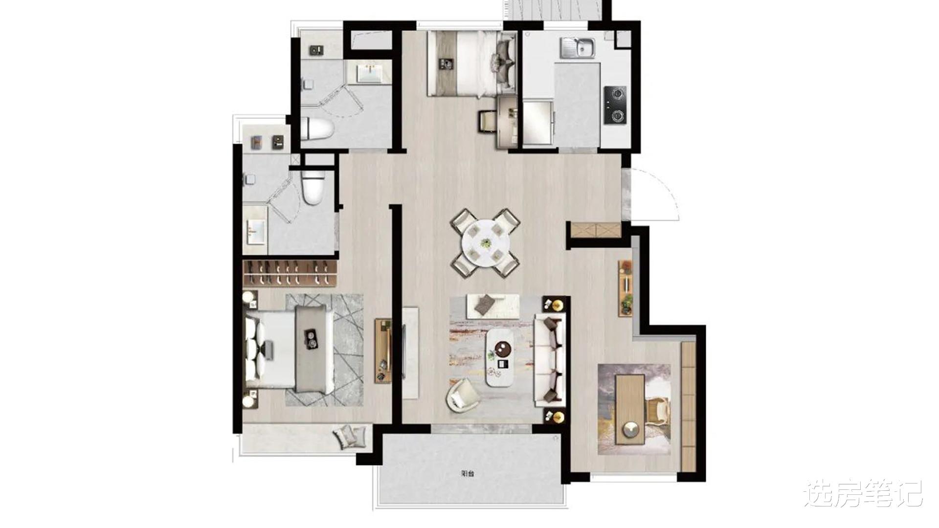 |700万,90㎡三室两卫能打几分?是否值得购买?