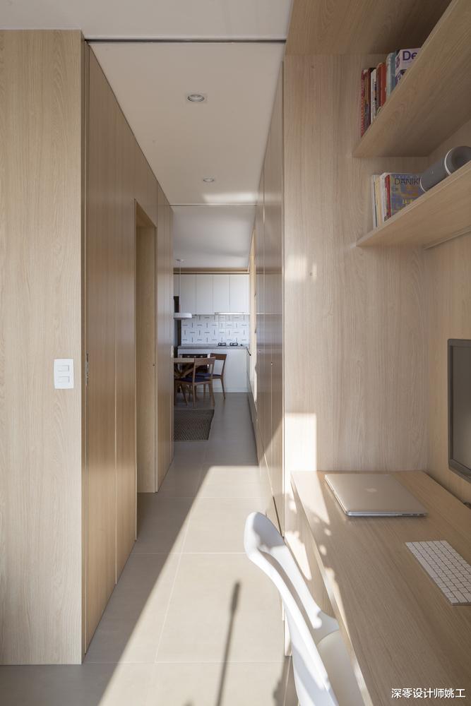 如此有限的面积下,43㎡客餐厨卧卫还能样样齐全,属实难得