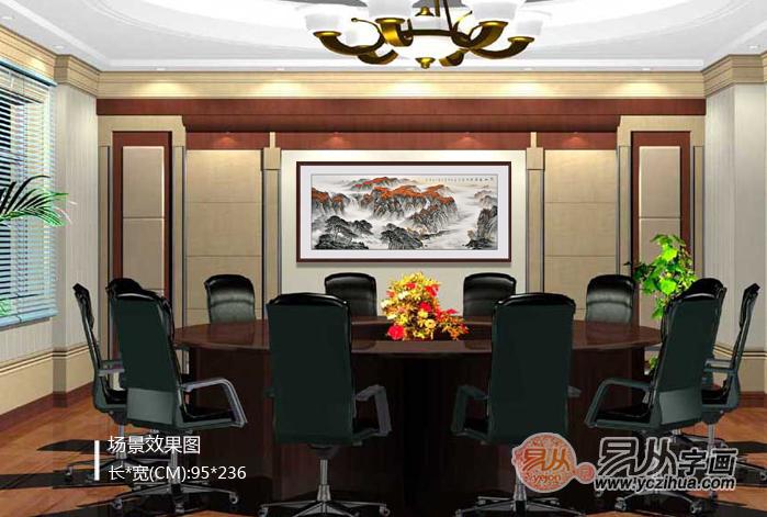 办公室|办公室墙面挂画,照着这样选,准不会错