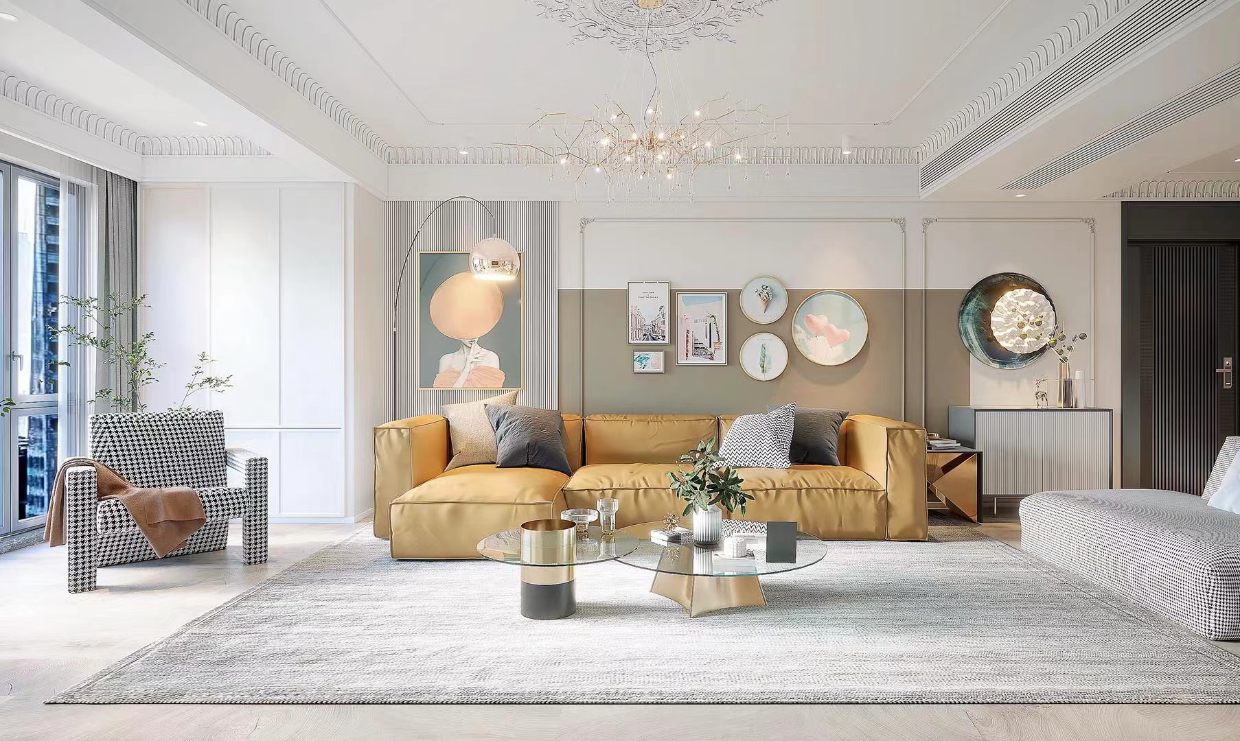 【鲁班装饰】雍和府128㎡浪漫法式