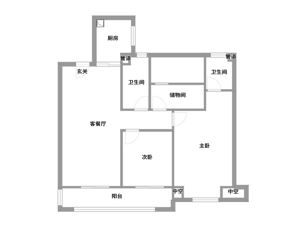 93平美式风三居室采用大胆的配色碰撞,营造出一种独特的优雅