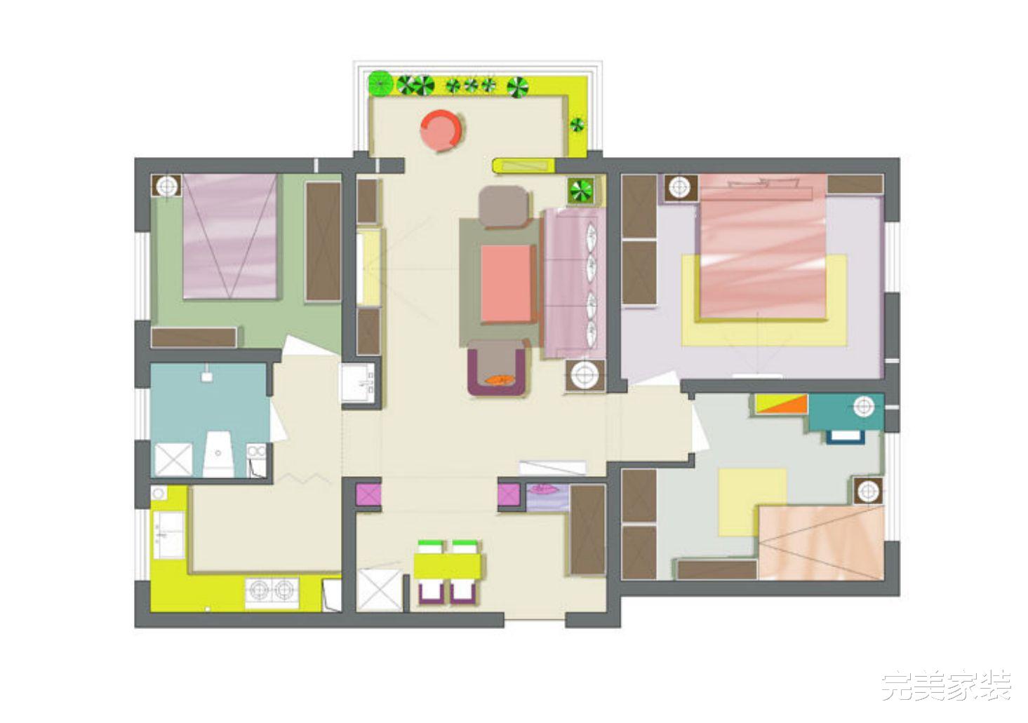 80后单身业主的田园小家,90㎡空间把自然带进家门,那叫一个温柔