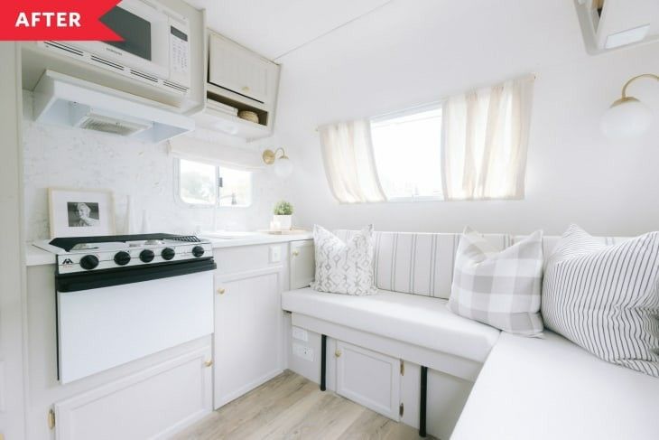 30岁小姐姐翻新11㎡小家,角落还放下一张双人床,超温馨