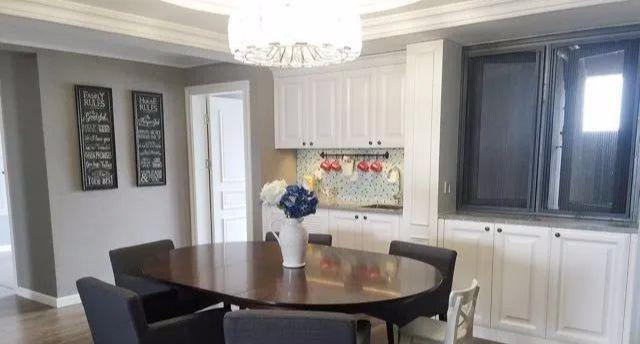 头一次装修,花100w,挑战简美风,真是美炸天,沙发背景柜太大气