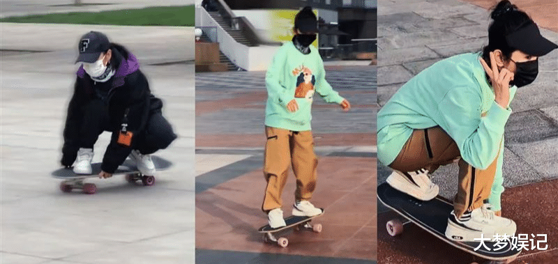 李冰冰|49岁影后装潮妹踩滑板身手灵活,却惨被酸老:阿姨小心骨折!