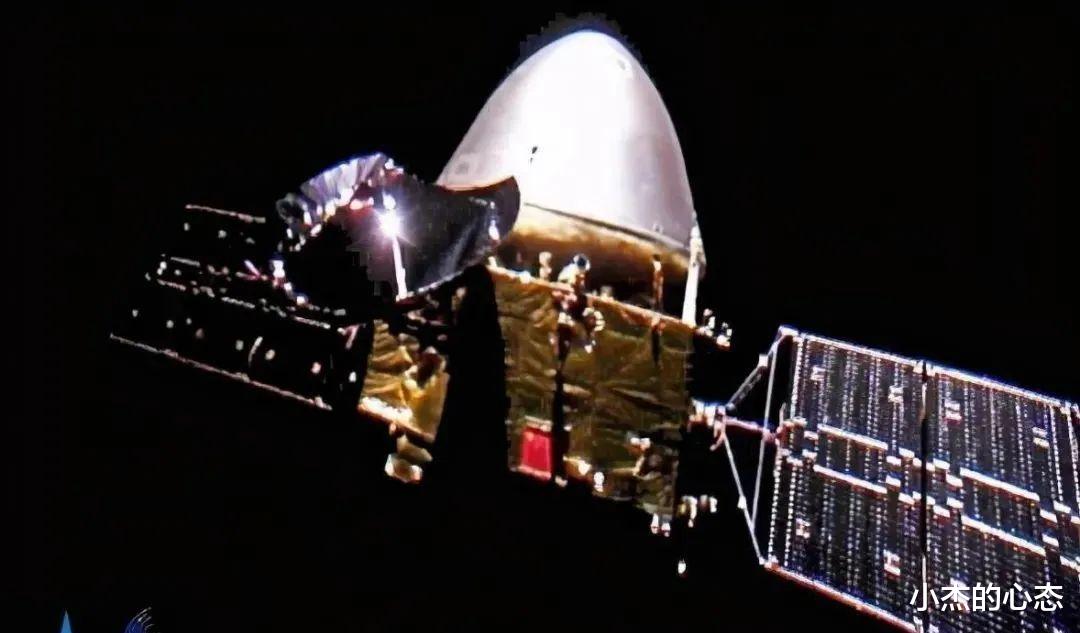距离约1.1万公里,天问一号拍到火星画面,看到的火星是这样的