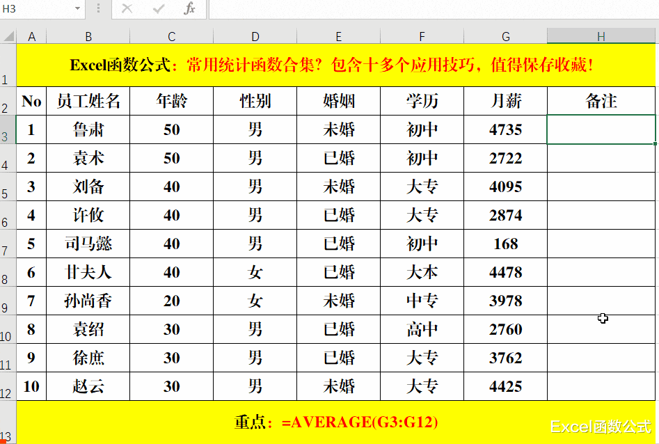 伊隆·马斯克|常用统计函数合集，包含16个应用技巧，值得保存收藏！