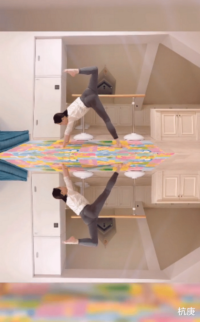 左小青|左小青练瑜伽高难度转体!网友: 女神