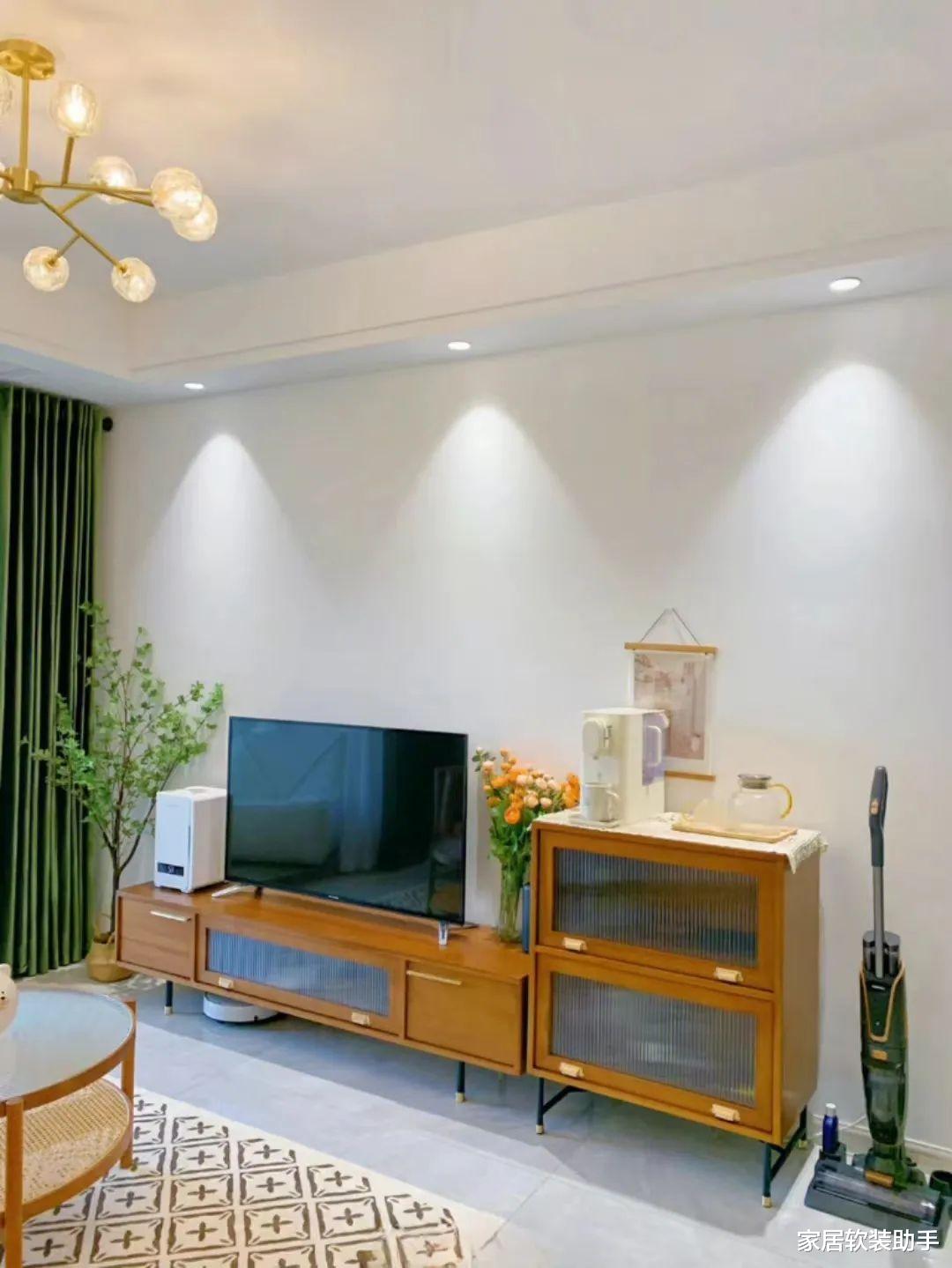 一家三口新房大白墙装修,也可以简洁大气,邻居看了都说好!