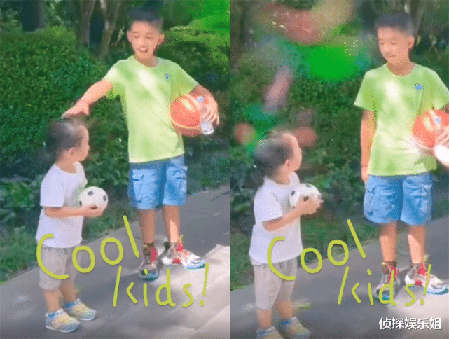 应采儿|应采儿晒俩儿子,弟弟变哥哥小跟班,小奶音叫Jasper名字萌翻