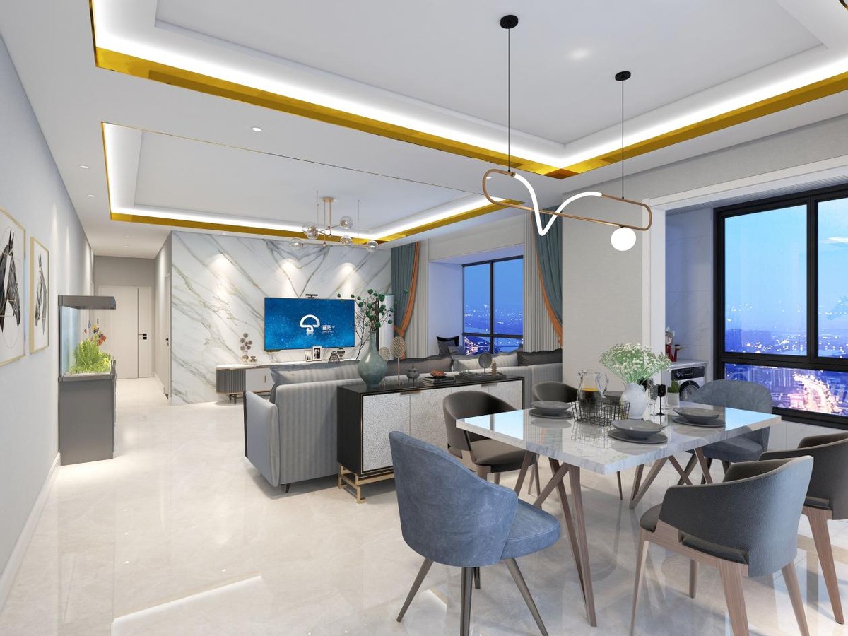 印象城135㎡丨这么设计采光直接翻倍!