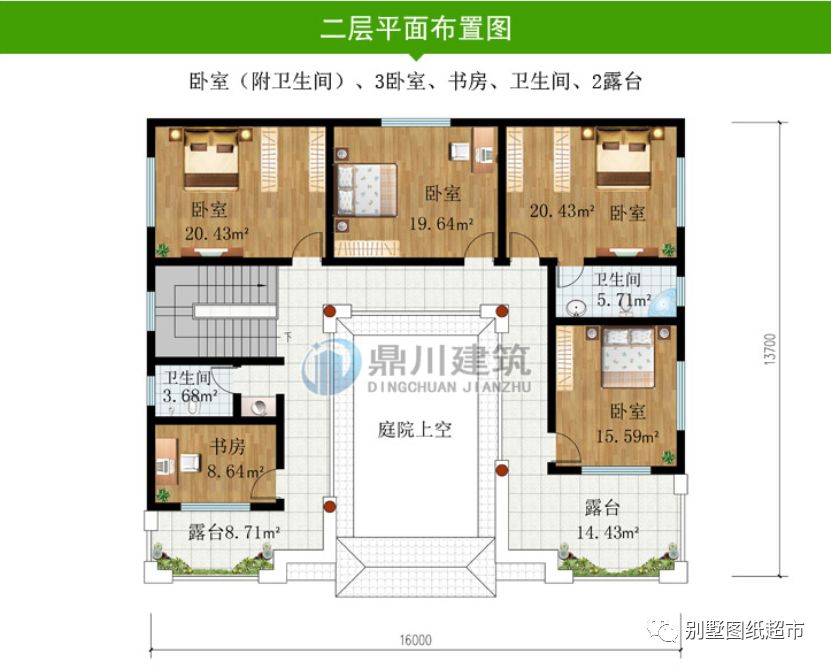 5套中式农村别墅，既有传统合院，又有现代中式别墅