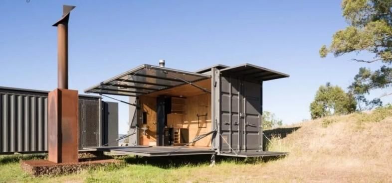 荒野30㎡集装箱小家,水电设备齐全,满满的安全感