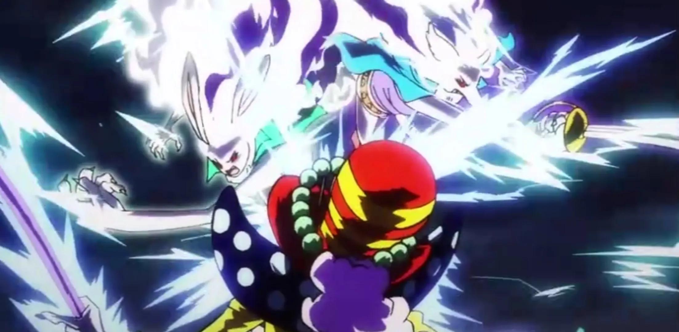 加洛特|海贼王1009集:加洛特和旺达变身月狮状态,秒杀大妈长子,强悍