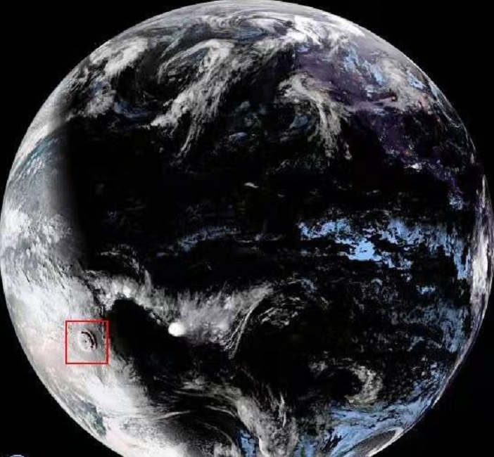为何美日卫星拍到汤加火山爆发，而中国卫星却没拍到，技术不如？
