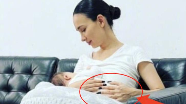 韩庚 韩庚妻子晒哺乳照，产后三个月身材回巅峰，哺乳期做美甲引争议