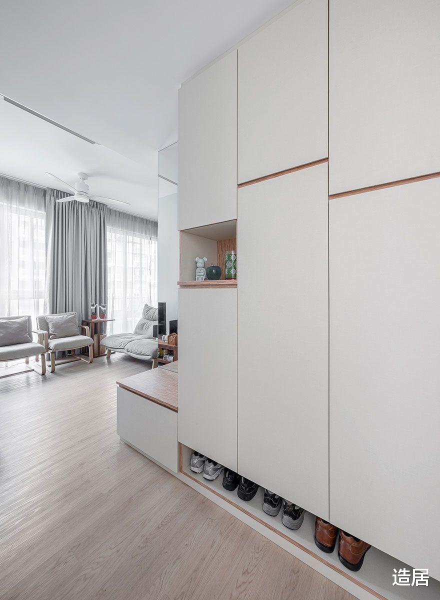 进门鞋柜怎么设计,才能功能颜值都有了?