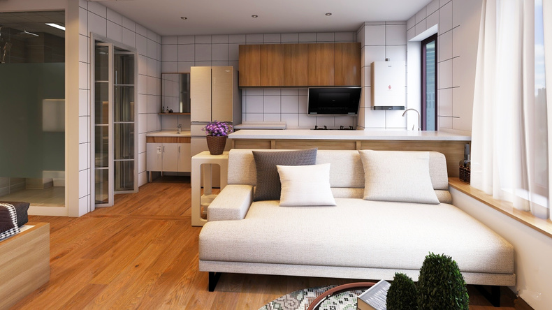 28㎡迷你单身公寓,开放式设计+定制家具,蜗居也是一种小幸福