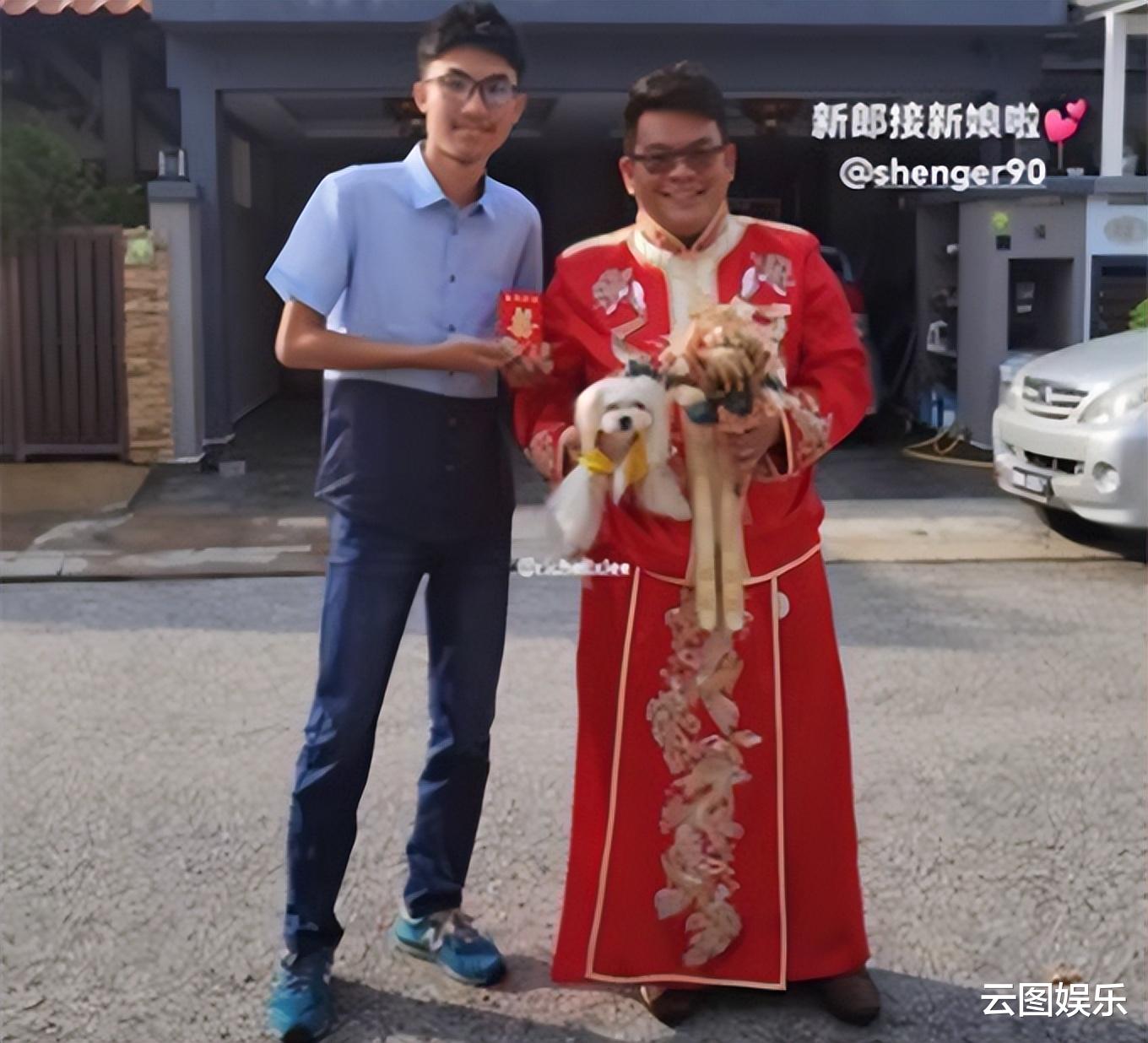 童星|恭喜！32岁童星穿中式婚服出嫁，戴金色发冠显贵气，称嫁给了爱情