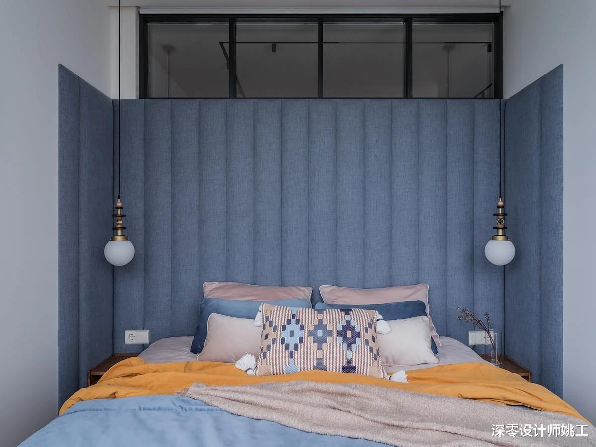 92㎡清爽的三居室,阳台改成休闲室,大全景窗户看着格外地明亮