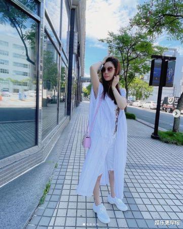 林心如|林心如全身照被疑「怀孕了」！大女儿刚满5岁 2表情符号给答案