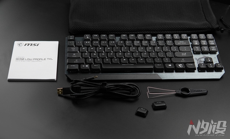 机械键盘|微星VIGOR GK50 Low Profile TKL机械键盘简评