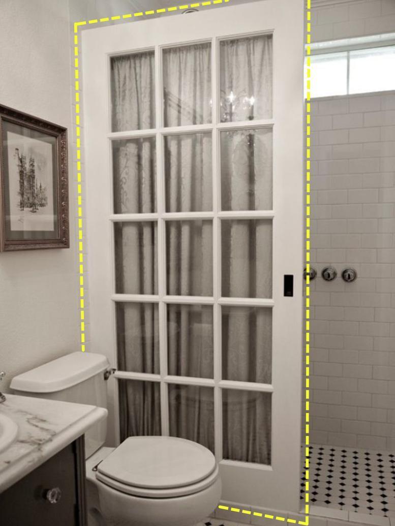 淋浴房缺隔断?先别急着买,拆个木门装上,干湿分离也是满分!