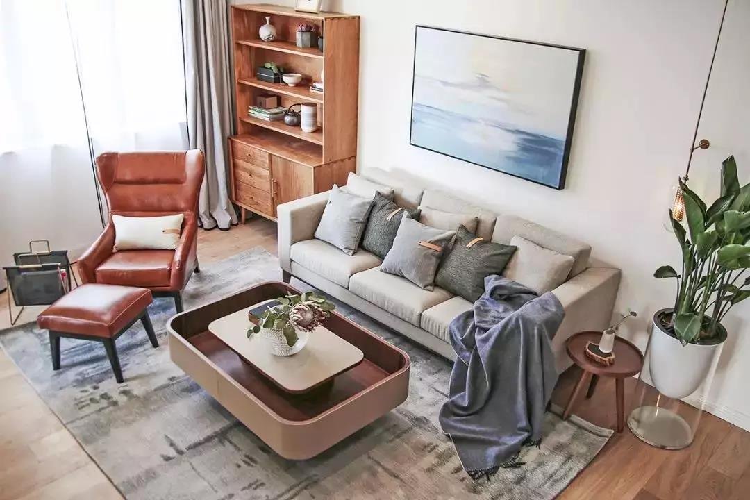 140平简约风三居室,厨房里的小黑板居然是美食食谱的聚集地