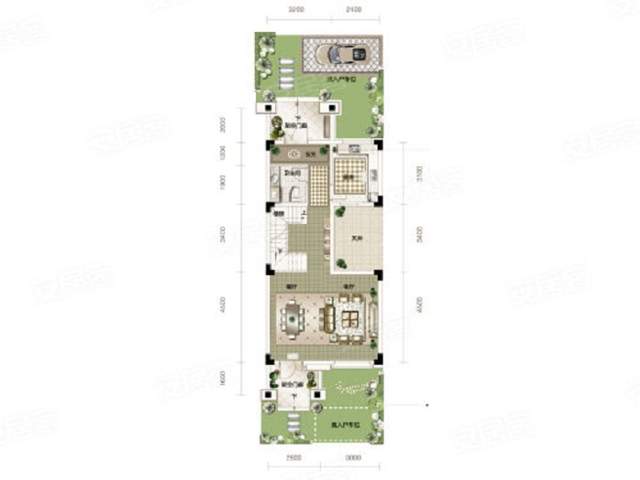 140平现代风三居室，客厅电视背景墙摒弃造型单一的木饰面设计