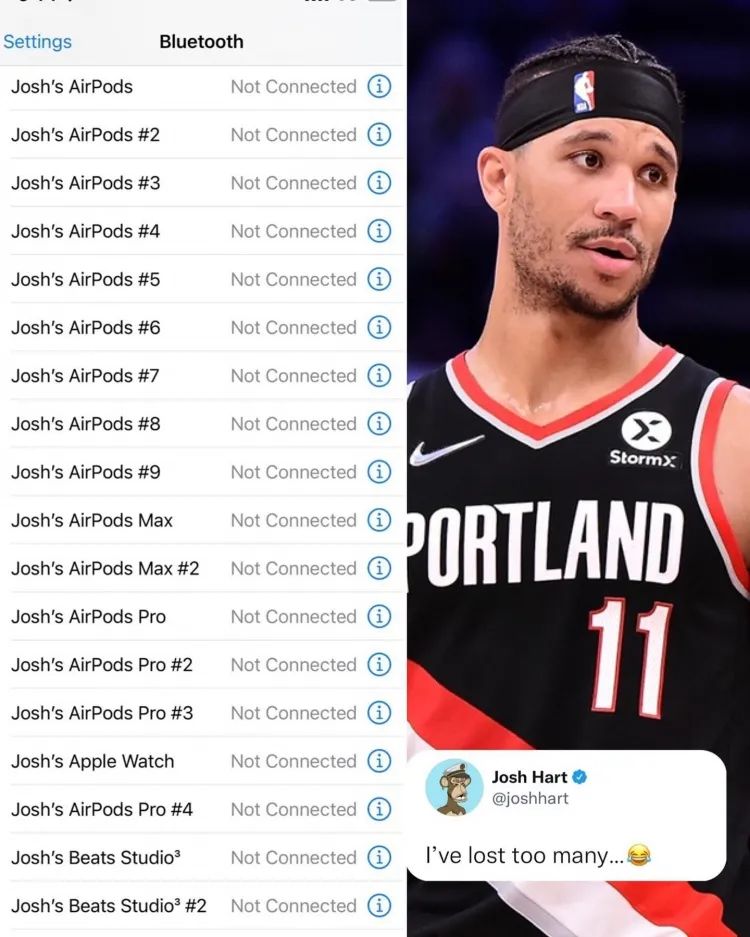 耳机|糊涂大王！这位NBA球员职业生涯一共丢了18个耳机...