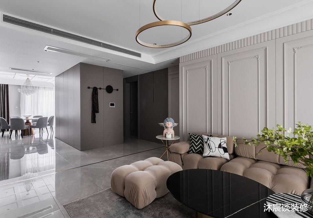 160平方米现代轻奢空间,极简与复古相结合,混搭出精致优雅的家