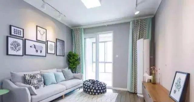 90平米小户型,怡人北欧风,布局和谐空间美