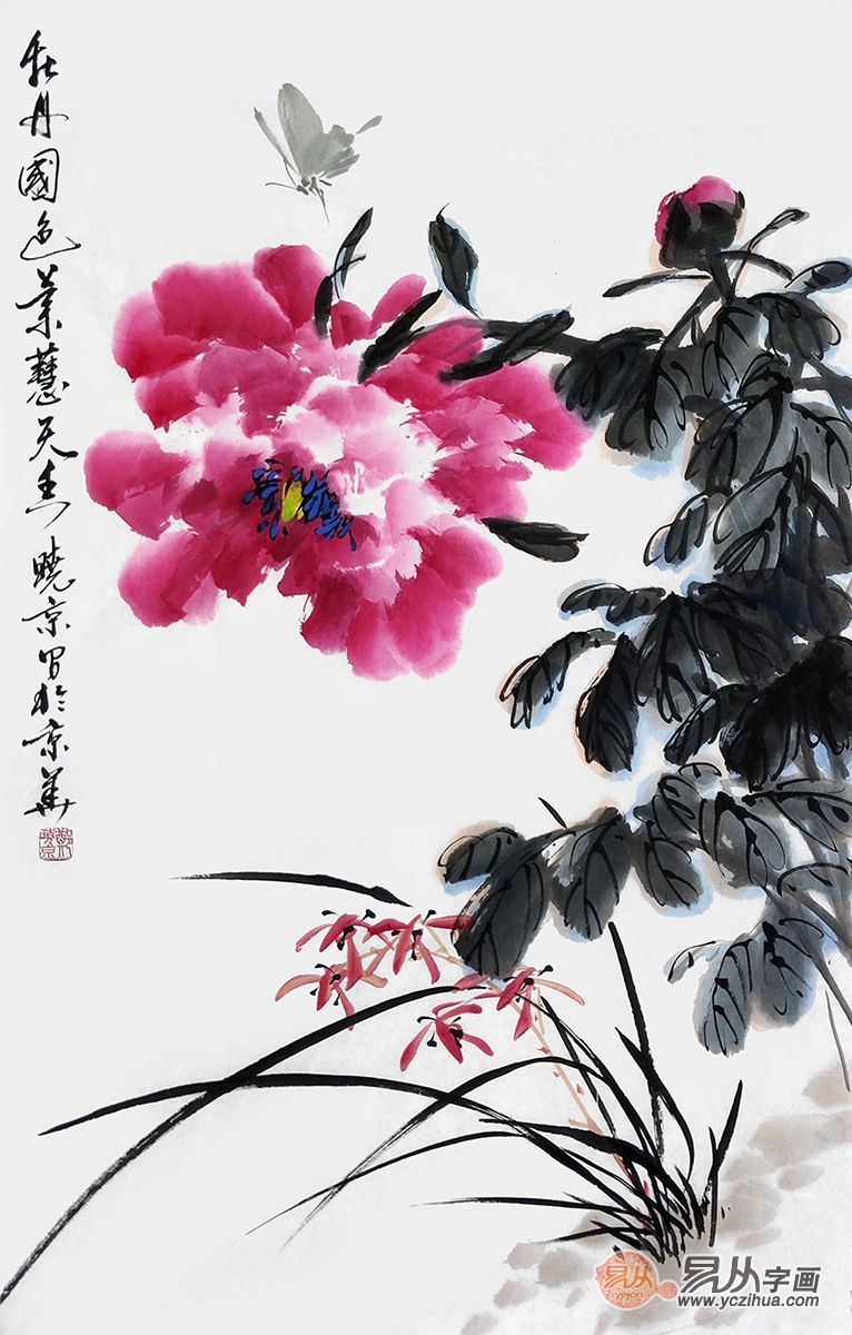 客厅装饰 花鸟画挂在客厅 更显中式文雅之韵