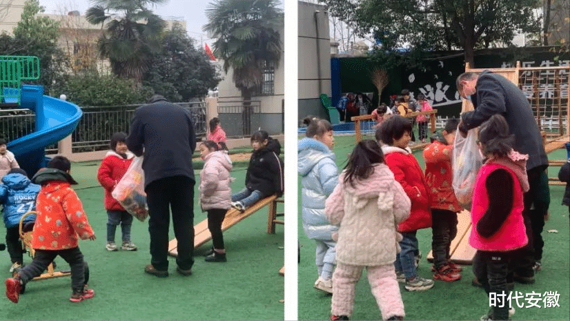 阜阳阜南:段郢乡小王幼儿园防拐骗演练活动