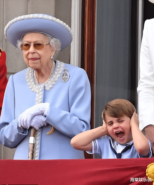 小王子|路易小王子气场超强!6月2号和女王同台互动,凯特和威廉乐开了花