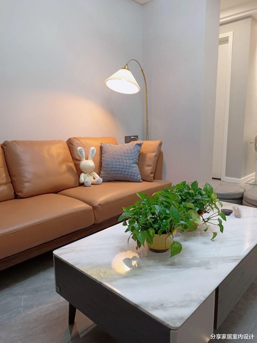 新房装修完工，家具进场很有家的味道，布置植物先晾着通风中！